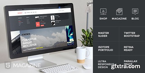 ThemeForest - REPRINT | Magazine HTML Template - RIP