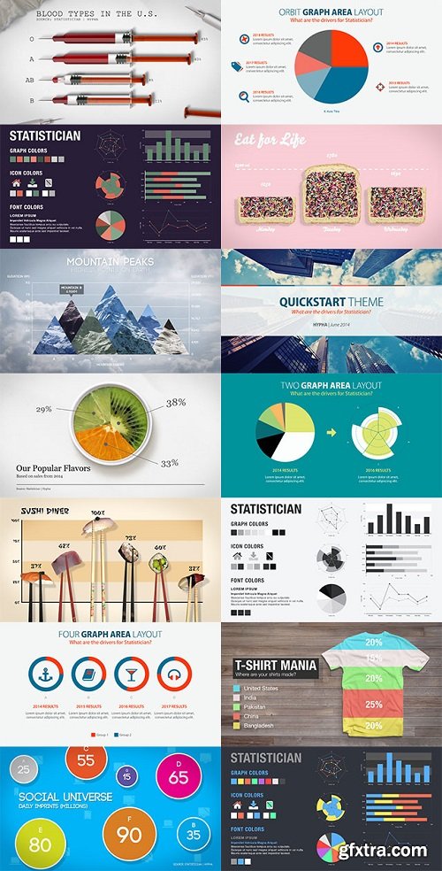 Videohive - Statistician - Massive Info Graphics Kit 7920849