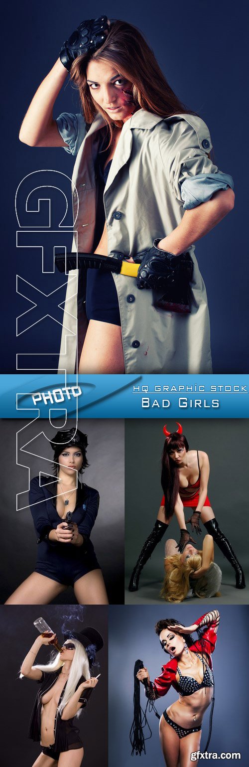 Stock Photo - Bad Girls