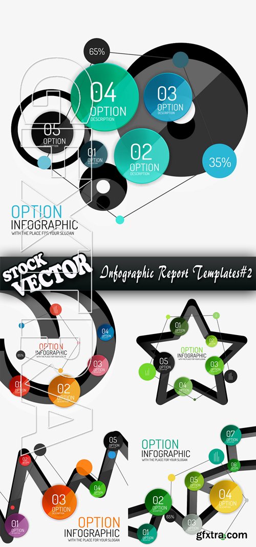 Stock Vector - Infographic Report Templates#2