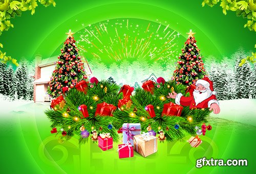 PSD Source - Christmas and New Year 2015 vol.7