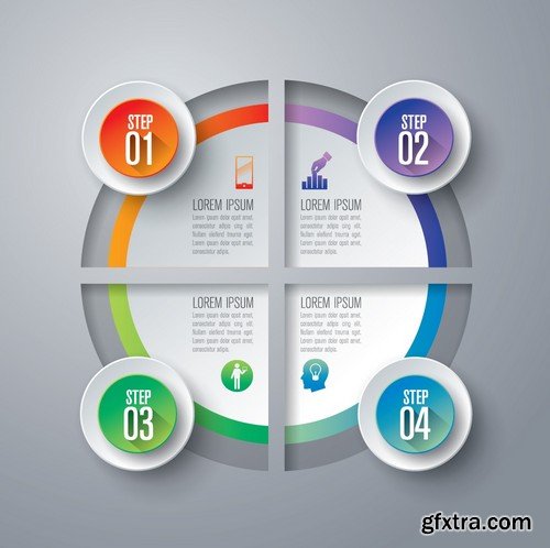 Stock Vectors - Infographics element 6, 25xEPS