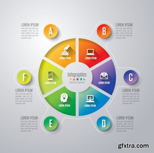 Stock Vectors - Infographics element 6, 25xEPS