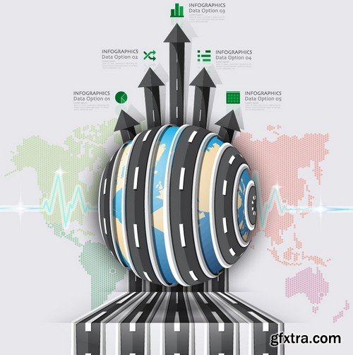 Stock Vectors - Infographics element 6, 25xEPS