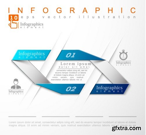 Stock Vectors - Infographics element 6, 25xEPS