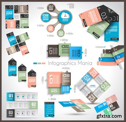 Stock Vectors - Infographics element 6, 25xEPS