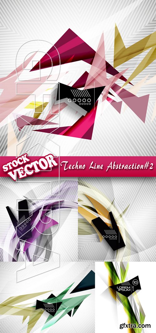 Stock Vector - Techno Line Abstraction#2