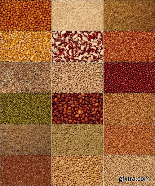 Collection backgrounds from natural grains 25 UHQ Jpeg