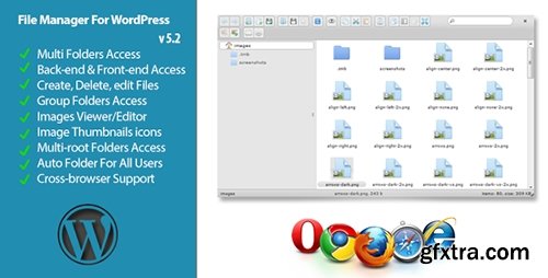 CodeCanyon - File Manager Plugin v5.2 For WordPress