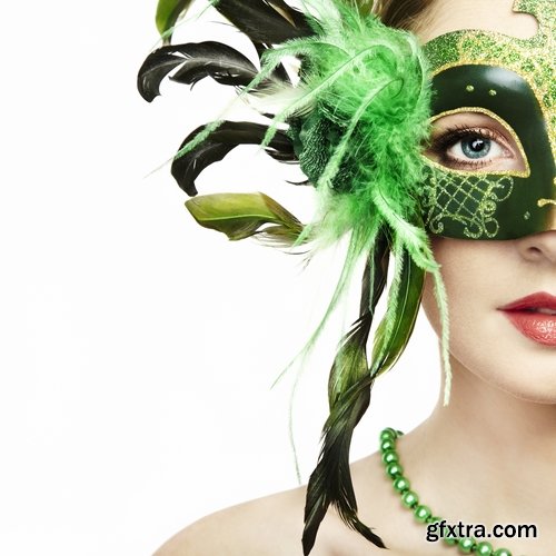 Collection of beautiful girls in masks 25 UHQ Jpeg