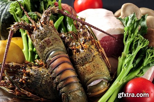 Collection of delicious boiled lobster 25 UHQ Jpeg