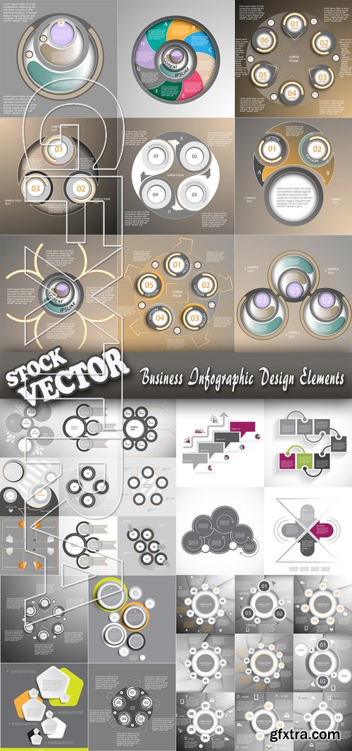 Stock Vector - Business Infographic Design Elements