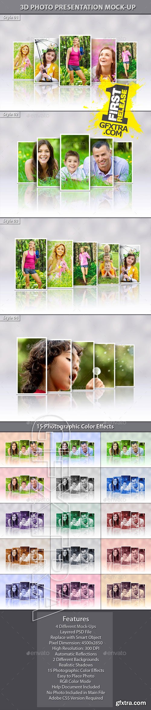 GraphicRiver - 3D Photo Presentation Mock-Up 9322602