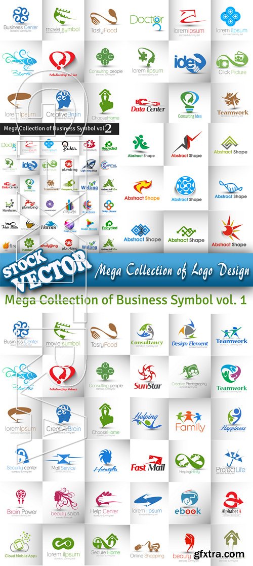 Stock Vector - Mega Collection of Logo Design