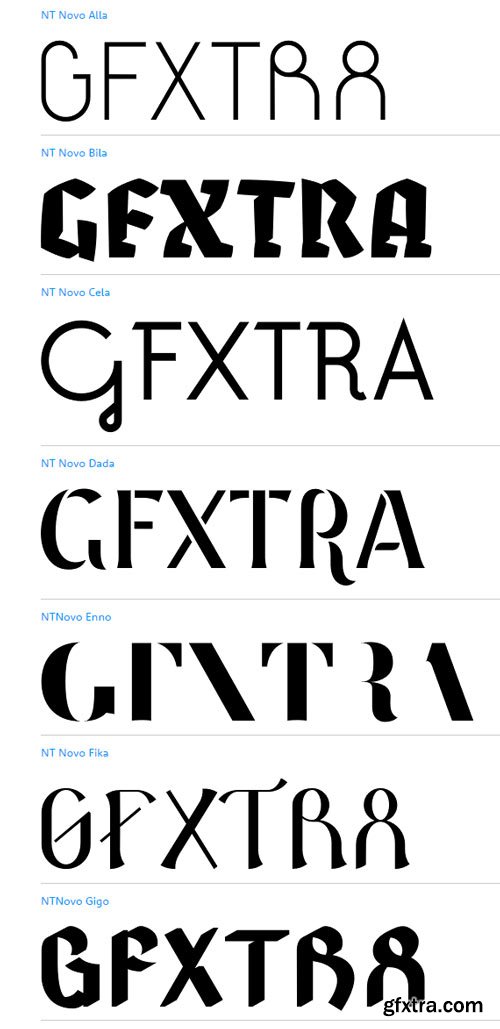 NT Novo Font $156