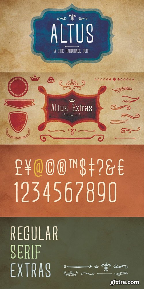 Altus Font Family $19