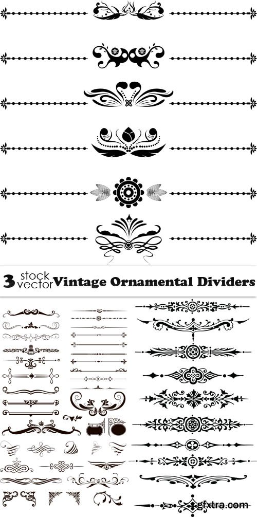 Vectors - Vintage Ornamental Dividers