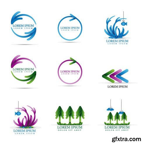 Stock Vectors - Business logos for your company 2, 25xEPS