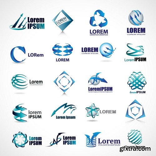 Stock Vectors - Business logos for your company 2, 25xEPS