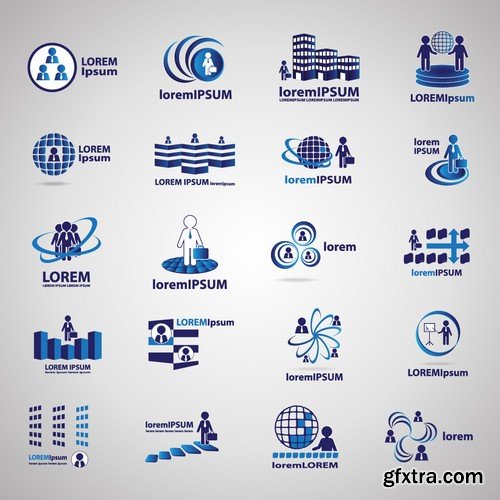 Stock Vectors - Business logos for your company 2, 25xEPS