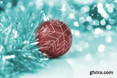 Collection of different New Year decorations 25 UHQ Jpeg