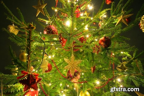 Collection of different New Year decorations 25 UHQ Jpeg