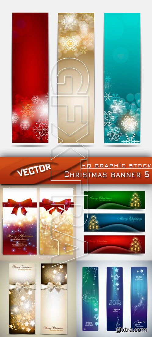 Stock Vector - Christmas banner 5