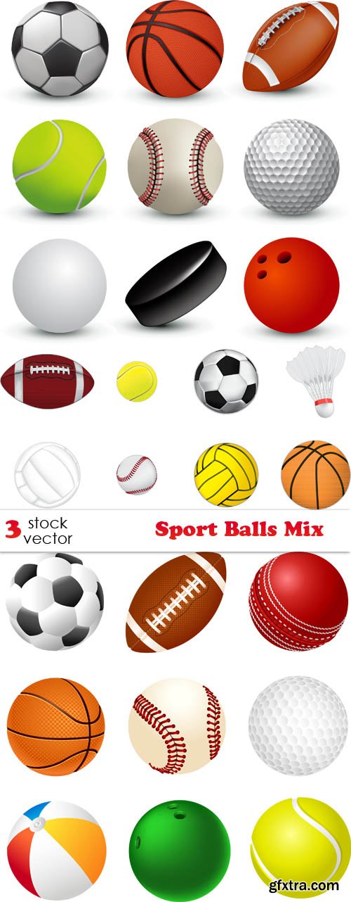 Vectors - Sport Balls Mix