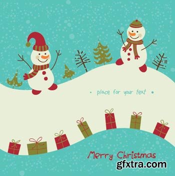 Snowman & Christmas Great Collection 126xEPS