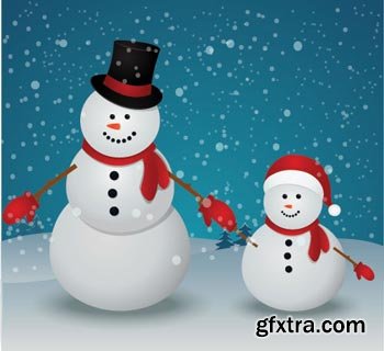 Snowman & Christmas Great Collection 126xEPS