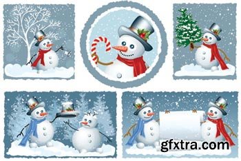 Snowman & Christmas Great Collection 126xEPS