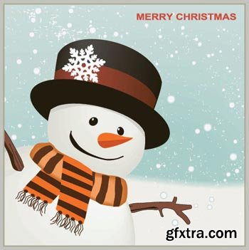 Snowman & Christmas Great Collection 126xEPS