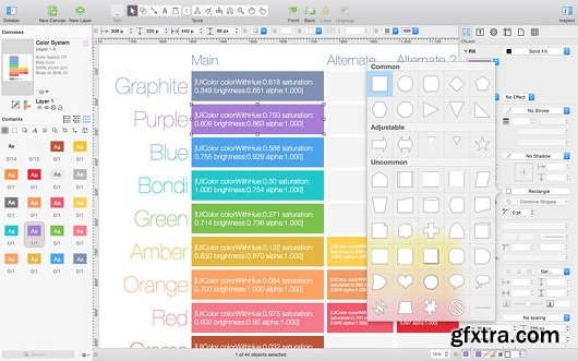 OmniGraffle Pro 6.1 (Mac OS X)