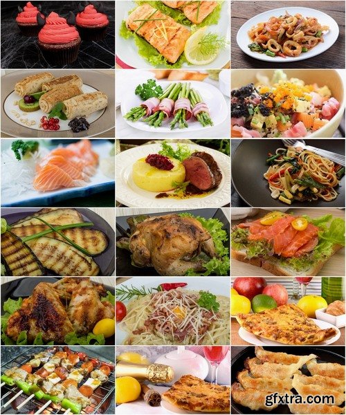 Collection of various types of food #2-25 UHQ Jpeg