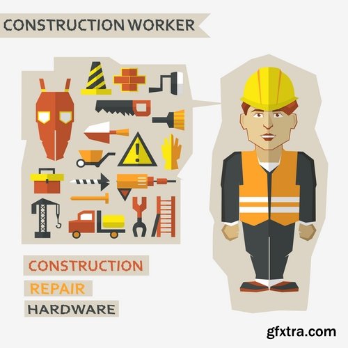 Collection elements of infographics vector image #7-25 Eps