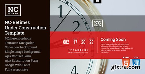 ThemeForest - NC-Betimes Under Construction Template - RIP