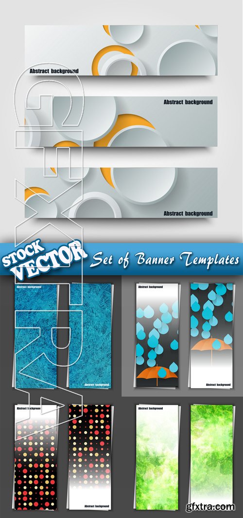 Stock Vector - Set of Banner Templates