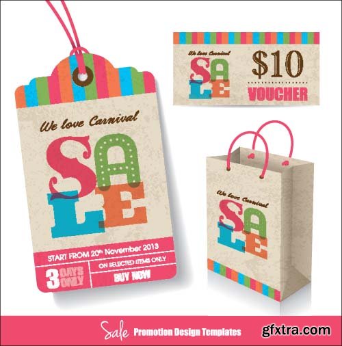 Realistic Vector Sale Tags - 25x EPS