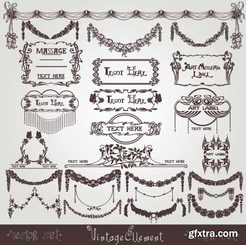 Old Vintage Royal Design - 25x EPS