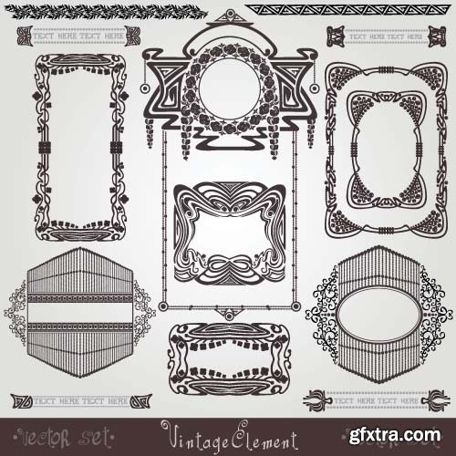 Old Vintage Royal Design - 25x EPS