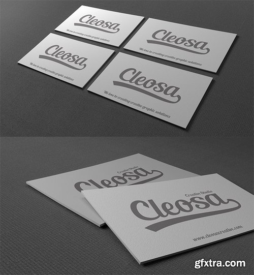 2 Business Card Mock ups