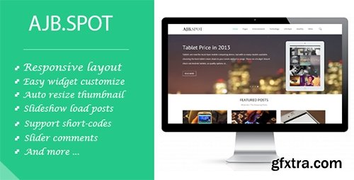 ThemeForest - Ajbspot - Responsive MultiPurpose Blogger Template