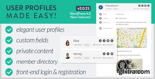 CodeCanyon - User Profiles Made Easy v2.0.21 - WordPress Plugin