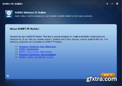 AOMEI PE Builder v1.0.0 Portable