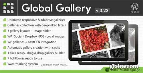 CodeCanyon - Global Gallery v3.211 - WordPress Responsive Gallery