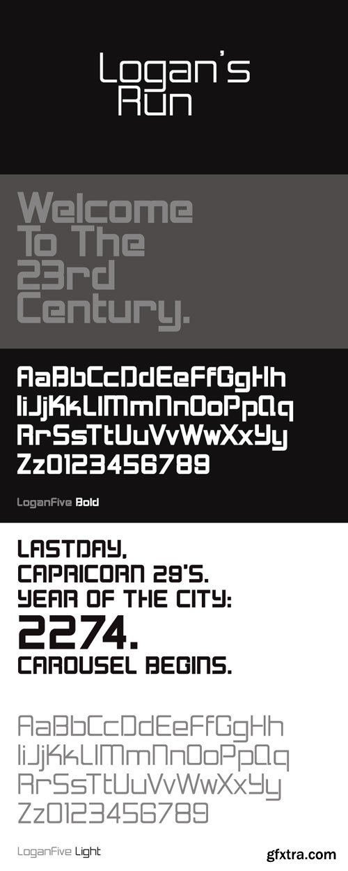 Logan Five Font Family $167