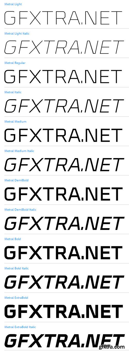 Metral Font Family $169