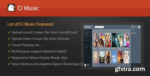 CodeCanyon - Ci Music Online v1.1.1