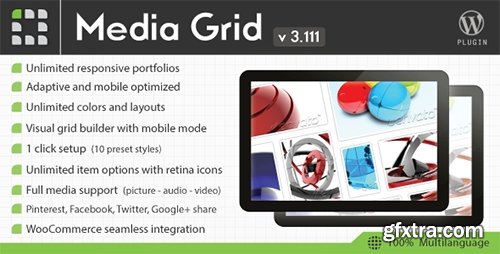 CodeCanyon - Media Grid v3.11 - Wordpress Responsive Portfolio