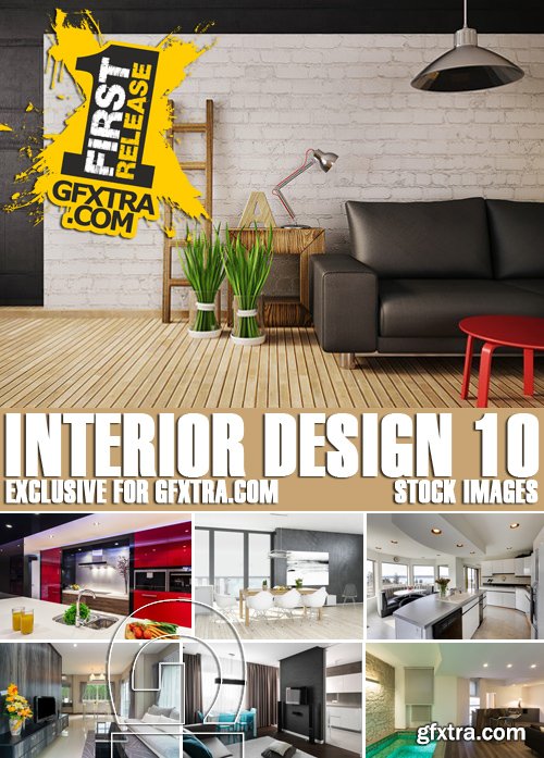 Stock Photos - Interior Design 10, 25xJPG